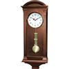 JVD 9317 Orologio a pendolo in legno da parete con movimento al quarzo suoneria wenstminster