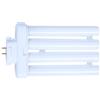 Peowuieu Lampadina Fluorescente Compatta A 2 Tubi Tubo Quadrangolare Da 6500 K A 220 V 27w