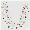 EDG Enzo De Gasperi Festone Natalizio Palle Mix Multicolor 100 Elementi H180 cm - Decorazione di Natale