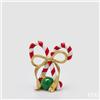 EDG Enzo De Gasperi Candy Cane Natalizio H21x19x8 cm Bianco Rosso - Decorazione di Natale