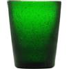 Zani Serafino Bicchiere Tumbler Glass da Acqua Pasta di Vetro Verde Smeraldo