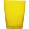 Zani Serafino Bicchiere Acqua Memento Yellow Transparent 30cl in Pasta di Vetro