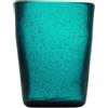 Zani Serafino Bicchiere Acqua Tumbler Petrol in Pasta di Vetro