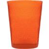 Zani Serafino Bicchiere Tumbler Acqua Arancio in Pasta di Vetro Fatto a Mano