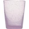 Zani Serafino Bicchiere Acqua Tumbler Mauve in Pasta di Vetro