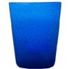 Zani Serafino Bicchiere Acqua Tumbler Blu 30cl, Pasta di Vetro Fatto a Mano