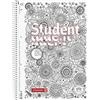 Brunnen 10 - 67428 - Blocco a spirale A4 - a quadretti - Zen Art - 80 fogli con bordo, 90 g/m² - immagine di copertina Zen Art Confezione singola