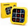 XIAIMIN 4-in-1 Gioco Tris Elettronico, Tic Tac Toe, Scacchiera Memory Gioco | Tic Tac Toe Console, Portatili Educativi Da Viaggio per Svago e Apprendimento, per Bambini e Adulti