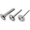 Alipis 3 pezzi Tubetti Insaccatrici per Salsicce in Acciaio Inossidabile Kit Riempimento Carne per Macchina Insaccare Accessorio Tritacarne Imbuto Stuffer per Salsiccia Resistente e