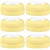 Maymom Tappi a Vite con Disco di Tenuta Scrivibile Compatibili con Biberon Avent e Maymom a Bocca Larga, Set da 6 Pezzi Giallo