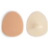 Mushie Set 2 Spazzole Crosta Lattea per Bebè, 0M+, Blush/Shifting Sand | Per neonati, Spazzola esfoliante, Spazzola in silicone per cuoio capelluto e bagno, Ultra morbida, Cura della crosta lattea