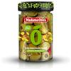 Madama Oliva Olive Verdi Denocciolate Italiane 140g, Varietà Nocellara del Belice, Gusto Limone e Peperoncino, Lavorazione Castelvetrano, Confezionate in Salamoia, Sapore Intenso e Aromatico