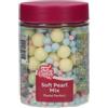 FunCakes Soft Pearls Perle di Zucchero, Pastel Perfect, 80 g | Palline di Zucchero Commestibili, Perfette per Decorare Torte, Cupcake, Biscotti, Dolci e Altro, Decorazioni per Torte