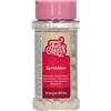 FunCakes Mimosa -Bianco-: Cake Sprinkles, grande gusto, Perfect per la decorazione di torte, Sprinkle Mix. 45 g.