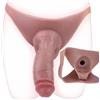 Generico Manicotto for pene in silicone liquido elastico, cavo for allargare il pene, morbido e indossabile, realistico, 7,7 pollici, mutandine lunghe crossdresser, giocattolo sessuale adulti uomini e donne