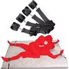 BEBITZ Set di restrizioni del kit di schiavitù sessuale Restrizioni sexy for adulti Coppie Restrizioni del letto Letto matrimoniale Manette regolabili Polsini del sesso Catene legate sulla mano del letto Str