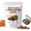 Lutateo Capsule di Cannella Ceylon con Olio MCT Estratto | Ceylon Capsule di Cannella con Olio MCT, Naturale Cannella di Ceylon, Ad Alto Assorbimento, 300 Capsule Morbide
