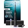 Philips Sonicare Spazzolino elettrico serie 6500 - Tecnologia Sonicare di nuova generazione, sensore di pressione, 9 impostazioni di spazzolatura, SmarTimer, BrushPacer, autonomia di 21 giorni
