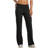 Urban Classics Ladies Rib Pants Donna Pantaloni Nero 80% Poliestere, 20% Viscosa Bootcut