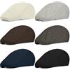 KUTTOR 6 pezzi da uomo Newsboy Caps Gatsby Cabbie guida caccia cappello Newsboy piatto cappello irlandese cappello edera