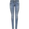 ONLY - Onlhush LW Skinny Button Fly DNM, Onlhush LW Skinny Button Fly DNM Donna