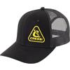 CRESSI cap - Cappellino Sportivo e Funzionale con Visiera Realizzato in Cotone e Chiusura Posteriore in PVC, Nero/Giallo, Taglia Unica Unisex