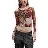 Desigual TS_Orchids_Lacroix T-Shirt Donna (Pacco da 1)