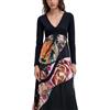 Desigual Vest_Bouquets_Lacroix Vestito Donna (Pacco da 1)