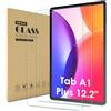 WD&CD 2 Pezzi Pellicola Protettiva Compatibile per TCL Tab A1 Plus 12.2 | Vetro Temperato 9H [Anti‑Graffio], Anti‑Impronte Digitali, Senza Bolle