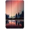 SimidunEUR Custodia per Samsung Galaxy Tab S8 Ultra da 14,6 pollici, colore 9, custodia sottile in pelle PU con portapenne e retro rigido in policarbonato, antiurto, custodia auto sleep/wake