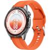 GIOPUEY Cinturini Compatibile con Huawei Watch GT 7 46mm/GT6/5/4 46mm, Morbido Silicone Cinturino [Resistente all'Usura] [Traspirante] - Orange