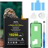 Beefix Batteria da 5000mAh per Samsung Galaxy S23 Ultra - EB-BS918ABY | Batteria sostitutiva ad alta capacità SM-S918B, kit completo con strumenti di riparazione
