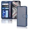 TECHGEAR iPhone 18 Pro / 17 Pro Custodia Portafoglio, Blocco RFID, Carte | Cover a Libro in Pelle PU, 3 Porta Carte & Tasca Banconote, Supporto, Chiusura Magnetica, Cinturino Polso, TPU Antiurto