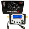 Premium X PremiumX PXF-22 Digital SAT FINDER Rilevatore di Segnale satellitare LCD Display Ton Signal bussola satellitare satellitare Finder Full HD 3d hdtv