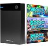 Kinhank Hard disk esterno HDD con oltre 96000 giochi retrò, compatibile con oltre 400 emulatori, disco rigido da 12 TB, disco rigido da gioco portatile per Win 7/8/10/11