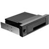 NUSITOU Cassetto per Hard Disk Interno 2,5 e 3,5 Pollici in Acciaio Inox | Montaggio senza Viti, Cambio Rapido Dell'unità, Design Antivibrazione, Supporta Dischi 2, 5 e 3, 5 Pollici