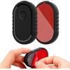 VZU 2 custodie protettive in silicone impermeabile con adesivo autoadesivo per Galaxy SmartTag2, GPS tracker nascosto, per portafoglio, bagagli, auto, bicicletta