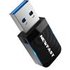 NEWFAST 1300Mbps WiFi USB per PC, Chiavetta WiFi AC1300 Dual Band | 2.4GHz/5GHz Adattatore WiFi USB per PC, USB 3.0, Compatibile con Windows 11/10/8.1/8/7/XP und Mac OS 10.11-10.15