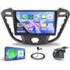 Rimoody 6G+128G 8 Core Android Autoradio per Ford Transit Custom Tourneo 2013-2018, 9 Pollici Schermo IPS co Carplay Android Auto Senza Fili Bluetooth FM/RDS/EQ/DSP Panoramica a 360° WiFi GPS Retrocamera