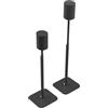 Flexson Essentials - Supporti da pavimento regolabili per Sonos Era 100, colore: Nero (coppia)