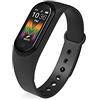 Generico M5 Bracciale Smart Band, IP67 impermeabile orologi intelligenti, pressione sanguigna Fitness Tracker, Smartband braccialetti fitness, Activity Tracker (Nero)
