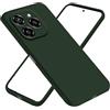 Generico Custodia Compatibile con Realme C61 4G RMX3933 Realme C63 4G RMX3939 Realme Note 60 schermo display lcd 6.78 BACK COVER case GEL SILICONE protezione flessibile SLIM matte MORBIDA TPU (Verde bosco)