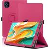 Envibe Custodia per Teclast ArtPad Tablet 13.2 Pollici.(Rosso) | Supporto Pieghevole, Porta Stilo, Protezione Completa