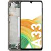 OnlyTech - Schermo LCD completo con telaio assemblato di ricambio per Samsung Galaxy A33 (SM-A336B)