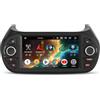 GONFEN 4GB+64GB 8 Core Android 16 DAB+ Autoradio per Fiat Fiorino Qubo Citroen Nemo Peugeot Bipper Navigatore GPS senza fili CarPlay Android Auto 4G WiFi USB SD Bluetooth 5.0 CANbus DSP FM 7 IPS Touchscreen