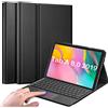 QYiiD Custodia con Tastiera Touchpad per Galaxy Tab A 8.0 2019 SM-T290 / SM-T295, Cover Leggera con Tastiera Italiano QWERTY Staccabile Rimovibile con Touchpad per Tab A 8.0 Pollici 2019, Nero