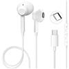 LIIGOU Cavo auricolare USB C, cuffie in-ear con microfono controllo del volume e audio stereo compatibile