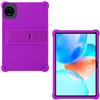 AKNICI Custodia Silicone per TECLAST P50T / TABWEE T50 Tablet 11 Pollici, Protettiva Cover con Supporto Integrato, Viola