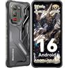 Blackview MTKG100 MTKG100 - Telefono cellulare per esterni, senza contratto, Android 16, ultra sottile, 6,78, 120 Hz, 108 MP + 50 MP + 13 MP, visione notturna, 48 GB + 256 GB/2 TB, MTKG100, IP69K/NFC