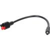 Snorvixre Cavo di alimentazione maschio ad alta conduttività da 15 AWG a DC5521 5525, 25 cm, resistente alle intemperie, per generatori solari